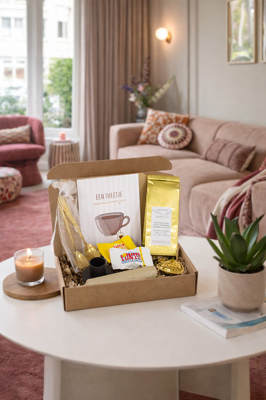 Een warm ontvangst met onze theepakketten🍵💌