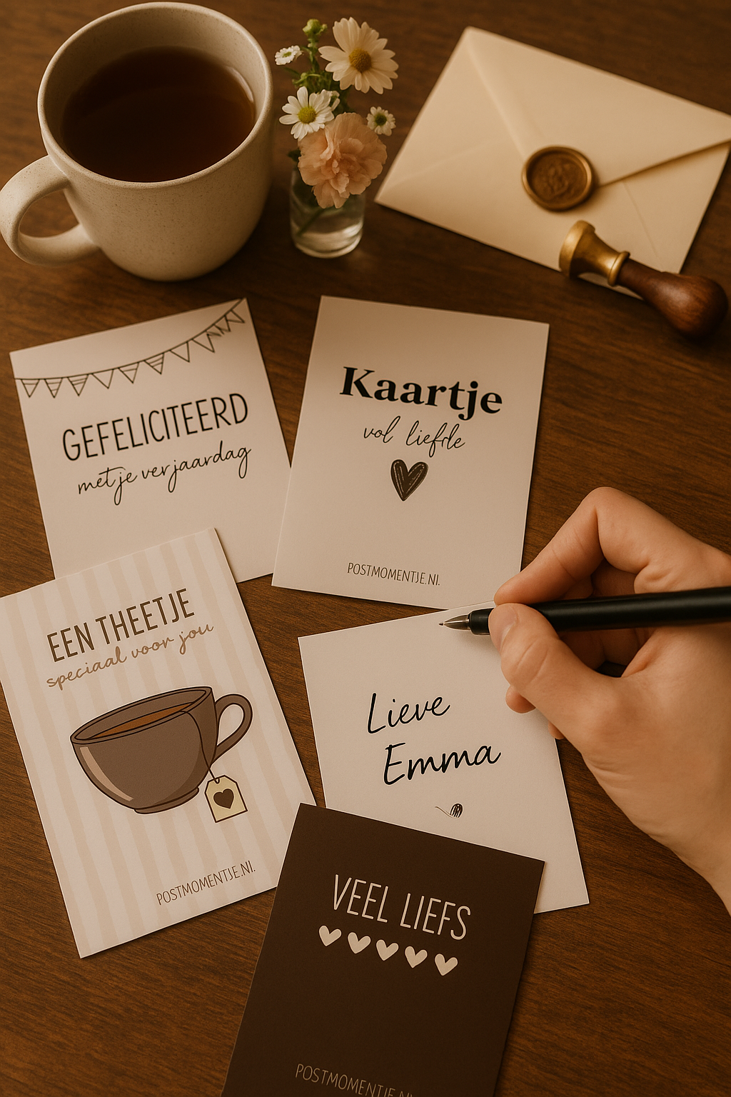 Setje van 10 kaarten