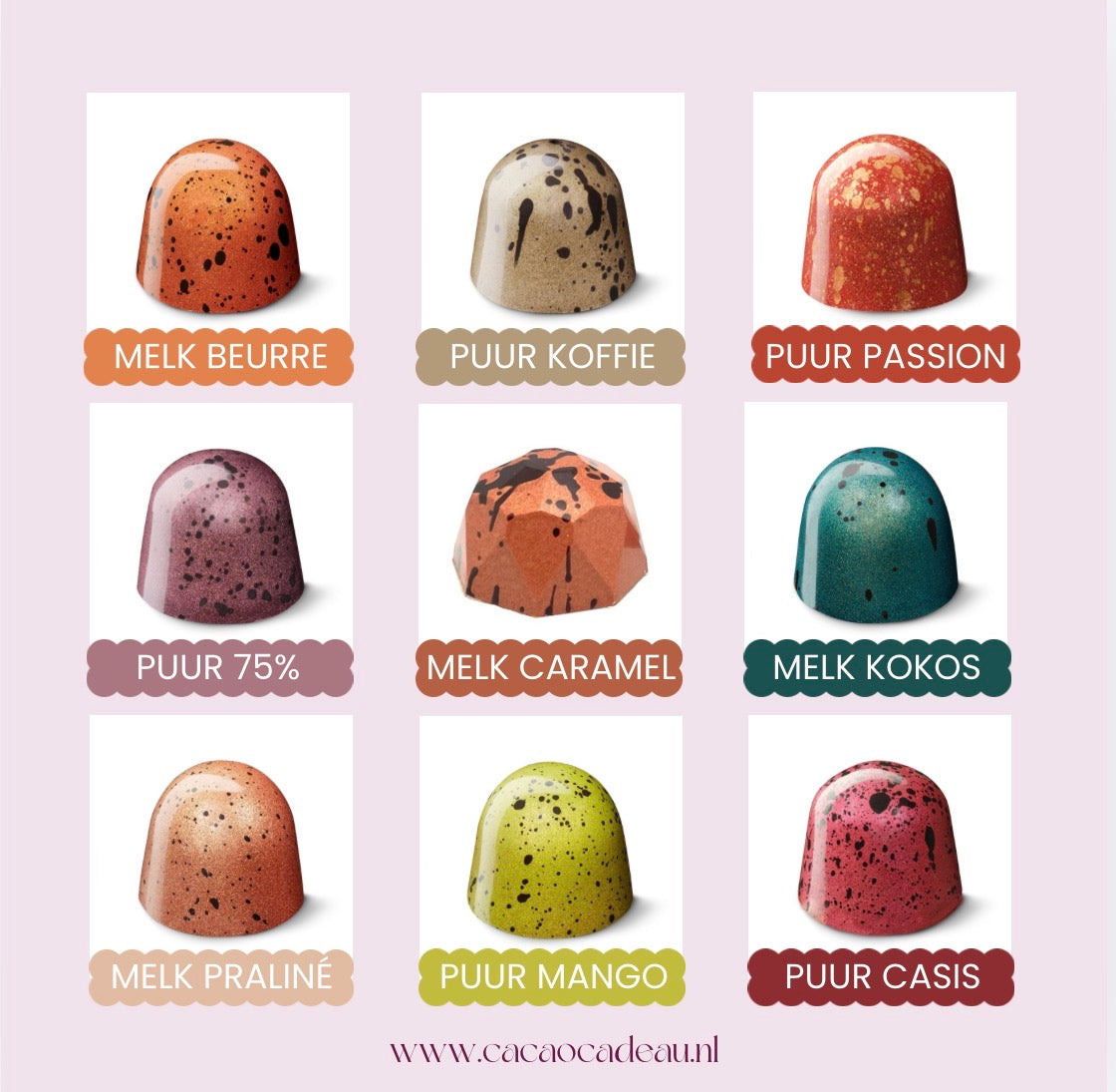 Bonbons set van 15 stuks