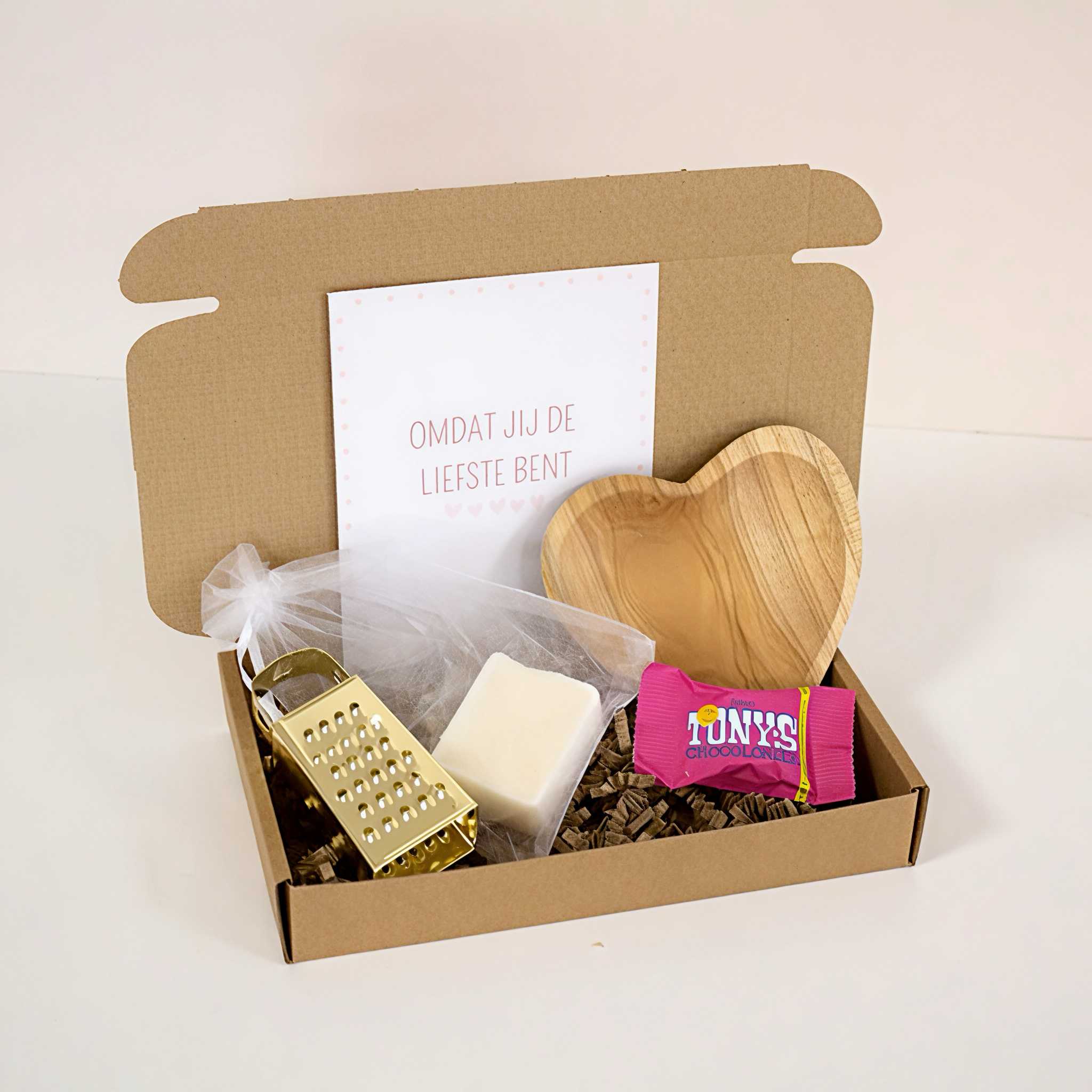 Pakketje ‘Houten hart’ klein