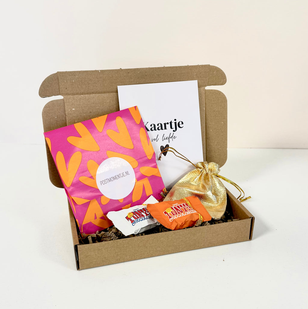 Pakketje 'Sieradenset Chain' middel goud