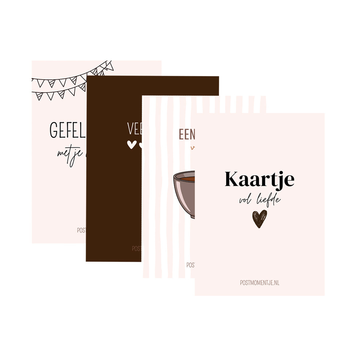 Setje van 10 kaarten