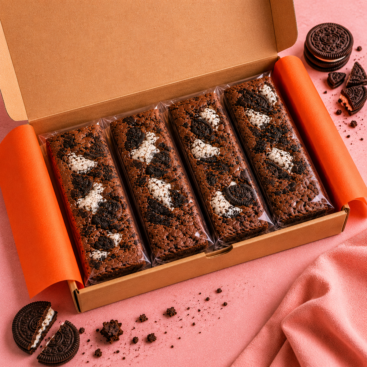 Browniebox Oreo | 8 stuks