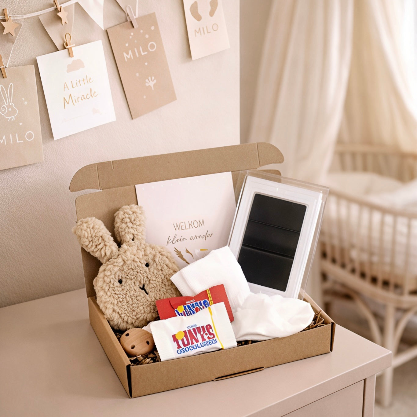 Pakketje 'Kraamcadeau' middel