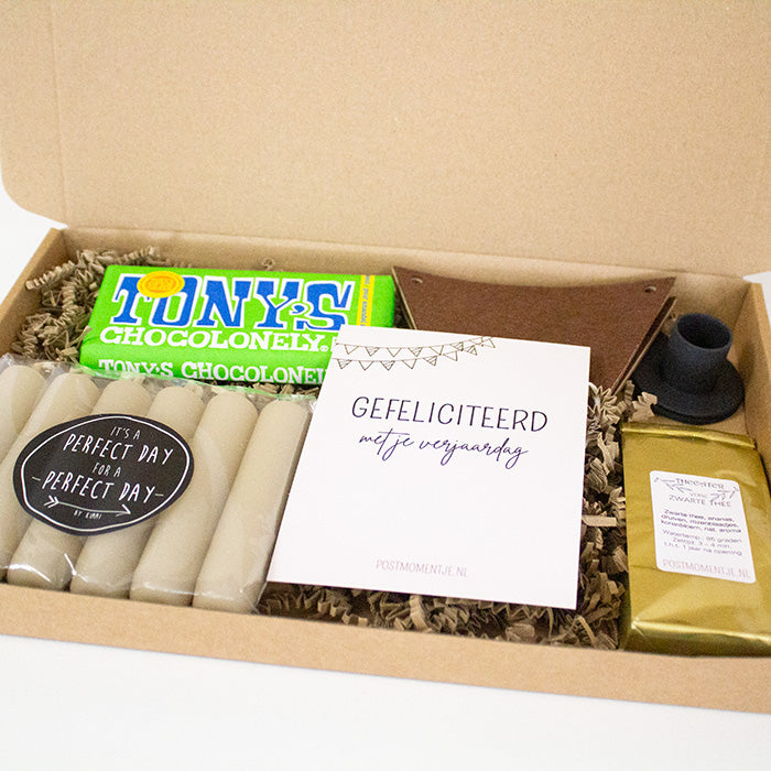 Pakketje 'Gefeliciteerd' groot