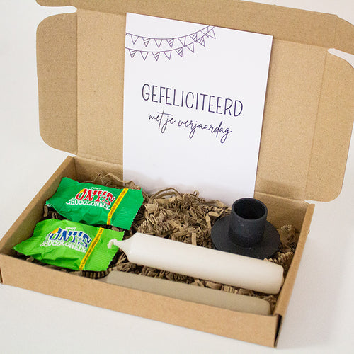 Pakketje 'Gefeliciteerd' klein