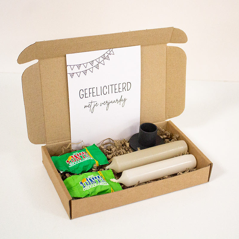 Pakketje 'Gefeliciteerd' klein