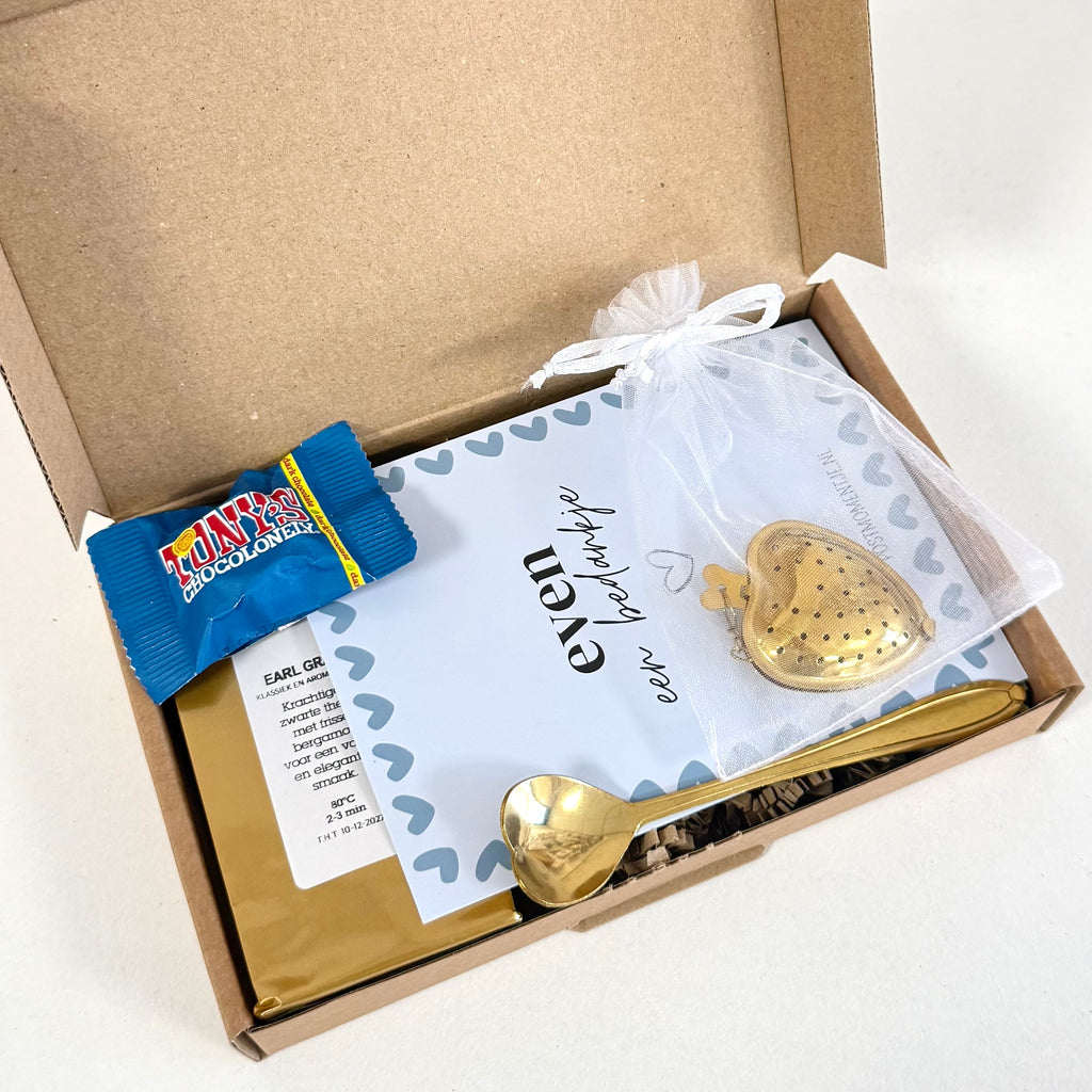 Pakketje ‘even een bedankje’ klein