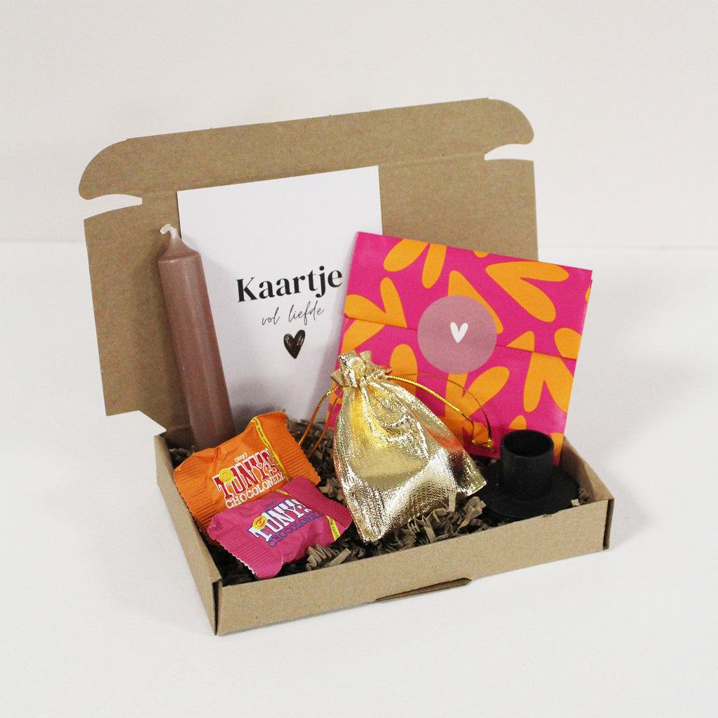 Pakketje 'Sieradenset Chain' middel goud